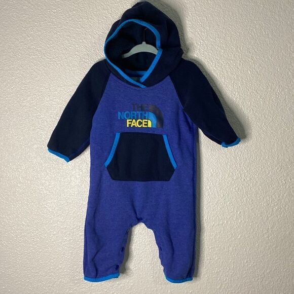 The North Face - Infant one piece suit- blue- Size 3-6 months - Picture 1 of 7